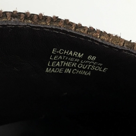 Elizabeth and James Heels 6 Brown Platform Leather - Picture 4 of 8